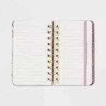 192 Sheet College Ruled Journal 3.5"x5.5" Spiral Floral - Image 3