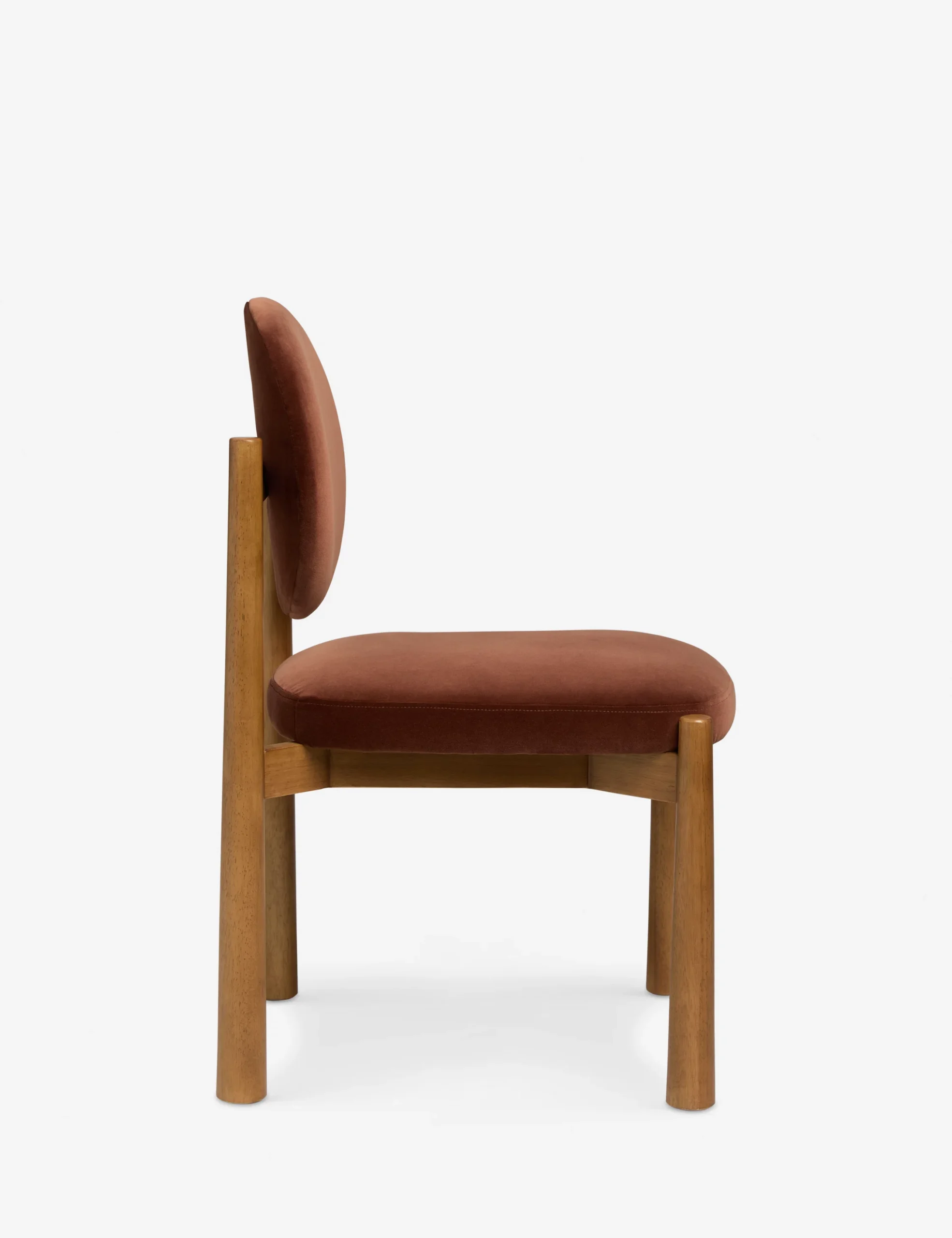 Truett Dining Chair Color Brandy Velvet - Image 5